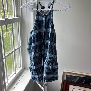 Lou & Grey Blue Striped Women Shorts